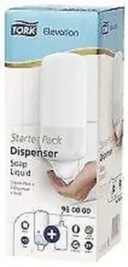 Tork 960000 Elevation Soap Dispenser, Starter-Pack With Refill