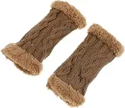 [BESPORTBLE] Thermal Sleeves for Winter Comfortable Half-finger Gloves Prevent Frostbite Mittens