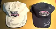 Two Autographed Golf Hats - PGA Champions Shaun Micheel and Rich Beem