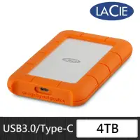 在飛比找momo購物網優惠-【LaCie 萊斯】Rugged USB-C USB3.0 