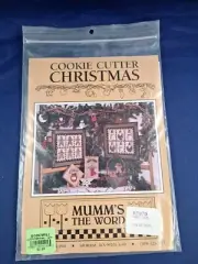 Mumm's The Word COOKIE CUTTER CHRISTMAS Stitch Chart Pattern *5FB