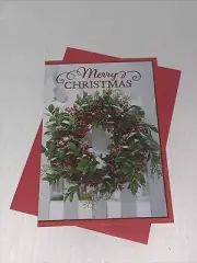 Hallmark Christmas Card: Snow Wreath Beautiful Moments Throughout Special Season