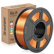 Silk PLA+ 3D Filament 1.75mm Red Copper 1KG/Roll