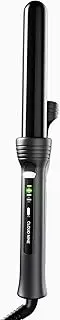 CLOUD NINE The Curling Wand Hair Curler Grey | Styling Tool Variable Temperature Control 125°C to 175°C Range of Hair Types Strong Shiny Healthy Results | Ceramic Barrel Pivoting Cord
