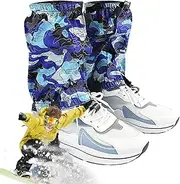 [Krujecnt] Gaiters for Hiking Boots | Leg Gaiters Hiking Gaiters Wrap - Waterproof Gaiters Boot Cover, Adjustable Leg Covers Boot Gaiters, Shoe Gaiters for Mountain Climbing, Camping