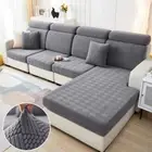 Elastic Sofa Cushion Cover Geometric Couch Cover Corner L Shaped Sofa Slipcover