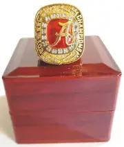 ALABAMA CRIMSON TIDE - College Football Championship ring 2016 with box