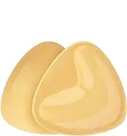 Self Adhesive Push-Up Inserts, 1Pair A Cup Triangular Invisible Push-up Pads,Sticky Bra Inserts Adhesive Bra Pad Push up Pads,Double Sided Adhesive Push up Bra Pads,Invisible Adhesive Bra Pads Inserts