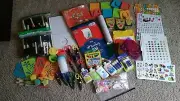 LOT Office School Supplies Craft Art Painting Drawing Stickers Glue Stencils
