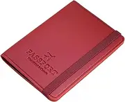 [CHUAN boutique] PU Leather Anti-Magnetic Passport Bag Leather Brush Passport Holder Document Bag Passport Cover Mini Passport Sleeve