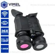 Hunting Binoculars Camera 128GB WIFI Military Optical Zoom 36X IR Night Vision