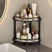 Shower Corner Shelf Caddy 2 Shelf Shower Organizer Corner No Drill Shower Storage Rust Proof Bathroom Corner Wall Shelf Shampoo Holder Black