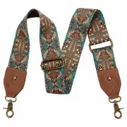 Purse Strap 2"Cowhide Head Wide Shoulder Strap Adjustable Retro Personalized ...