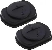 2PCS 2 Button Car Key Rubber Pad Protector Cover Case Compatible with Mitsubishi Colt/Warrior/Spacestar/Carisma Black Waterproof Scratch-resistant Auto Accessories