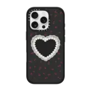 iPhone 16 Pro Impact Case Gothic Pearly Heart
