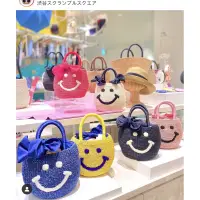 在飛比找蝦皮購物優惠-日本專櫃品牌a-jolie微笑草編包