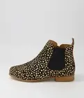 New Ziera Talia Xf Tan Leopard Light Choc Chelsea Boots Womens Shoes Casual