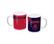 Melbourne Demons AFL Coffee Mug with Team Song 330ml