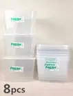 8x 9.5 Liter Plastic Container Keep Fresh Box Cereal Rice Food Storage #0093
