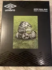 Umbro - Mesh Drawstring Ball Bag - Soccer/Football/Volleyball/Basketball - New