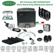 Heavy Duty 24V Low Voltage Sliding Gate Opener Motor, Gate Automation Jumbo Kit