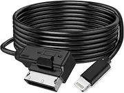 AMI MMI Aux Cord for Apple iPhone 14 13 12 11 XS XR X 8 7 6 SE Compatible with Audi A3/A4/A5/A6/A7/A8/S4/S6/S8/Q5/Q7/R8/TT 2011-2016, VW CC Magotan with MMI 3G System (3.3FT)