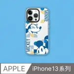 【犀牛盾】IPHONE 13系列CLEAR(MAGSAFE兼容)透明防摔手機殼｜迪士尼-米奇系列-展示好感情-米奇與米妮