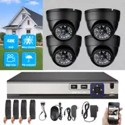 4CH DVR 1080P CCTV Security Camera System Set Night Vision Home Office Outdoor