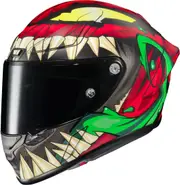 HJC RPHA 1 Toxin Marvel Helmet, black-red-yellow, Size S for Men Black Red Yellow