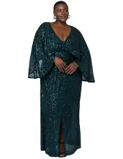 [Pink Dusk] Carpet Ready Maxi Dress in Teal