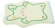 Generic Soft Fabric Sticker Bath Towel Exfoliating Glove for Kids Cartoon Rabbit Design