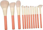 VINTORKY 1 Set 12pcs Handle Makeup Brush Professional Cosmetic Brushes for Eye Shadow Blending Contouring Easy Application for Novices and Makeup Artists Durable and Practical Design