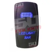 Blue Light Bar Rocker Switch - 50 Caliber Racing UTV, ATV, Car, Truck, Boat