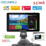 FEELWORLD LUT5 5.5" DSLR Camera Field Monitor 3D LUT Bright 3000nit Touch Screen
