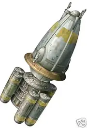 Hardcell Star Wars Interstellar Transport Spacecraft Wood Model Free Shipping