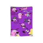 Courage The Cowardly Dog Super Soft Throw Blanket NEW ( 51 X59 IN)