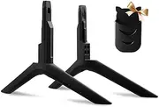 Base Stand for Samsung TV Legs, Only for UN65TU8000FXZA UN65TU8100FXZA wr Remote Holder, BN96-50863A BN96-50868A TV Legs for Samsung TV Legs Replacement, Easy to Install and Easy to Find Your Remote