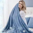 Cooling Blanket for Hot Sleepers Lightweight Summer Cold Thin Blankets for Sl...