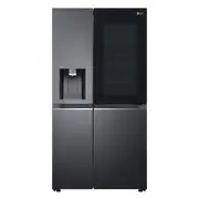 LG 635 Litre Side By Side Fridge - Matte Black
