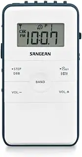 Sangean DT140 AM/FM Pocket Radio, White