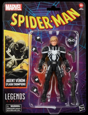 Marvel Legends Retro Spider-Man Agent Venom Hasbro MSIB Flash Thompson