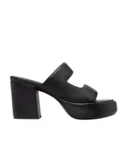 Pablo 80mm platform sandals 35,36 Black