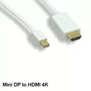 KNTK 3' Mini DisplayPort 1.2 to HDMI 1.4 Cable 4K 3D for MAC TV Monitor 4K MDP