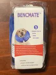 BENCMATE Protective Inflatable Collar for Dogs Size Small Blue New Open Box