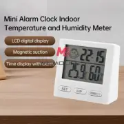 Digital Clock LCD Indoor Thermometer Hygrometer Humidity Meter Monitor Sensor