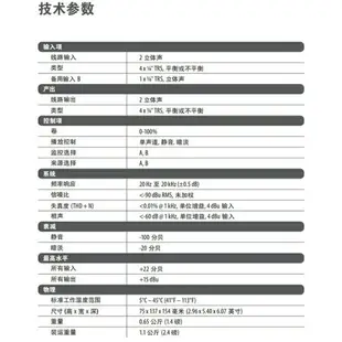 STUDIO M Behringer耳朵牌 被動式 監聽控制器