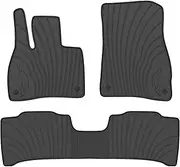 Car Floor Mats Custom Fit for Mercedes Benz EQE 350 500 350+ SUV（x294） 2023-2025 Black Rubber Auto Floor Liners All Weather Protection Odorless