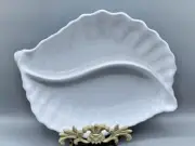 Appolia France Divided Shell Dish Oven Bakeware Serving Bowl Blue 13" New Marked