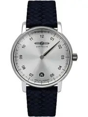 Zeppelin 86434 Silver Dial Blue Leather Womens Watch