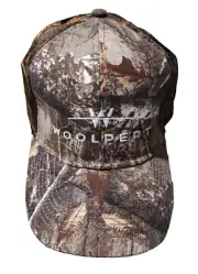 Realtree Woolpert Camo Snap Back Hat Mass Backside New With Tags